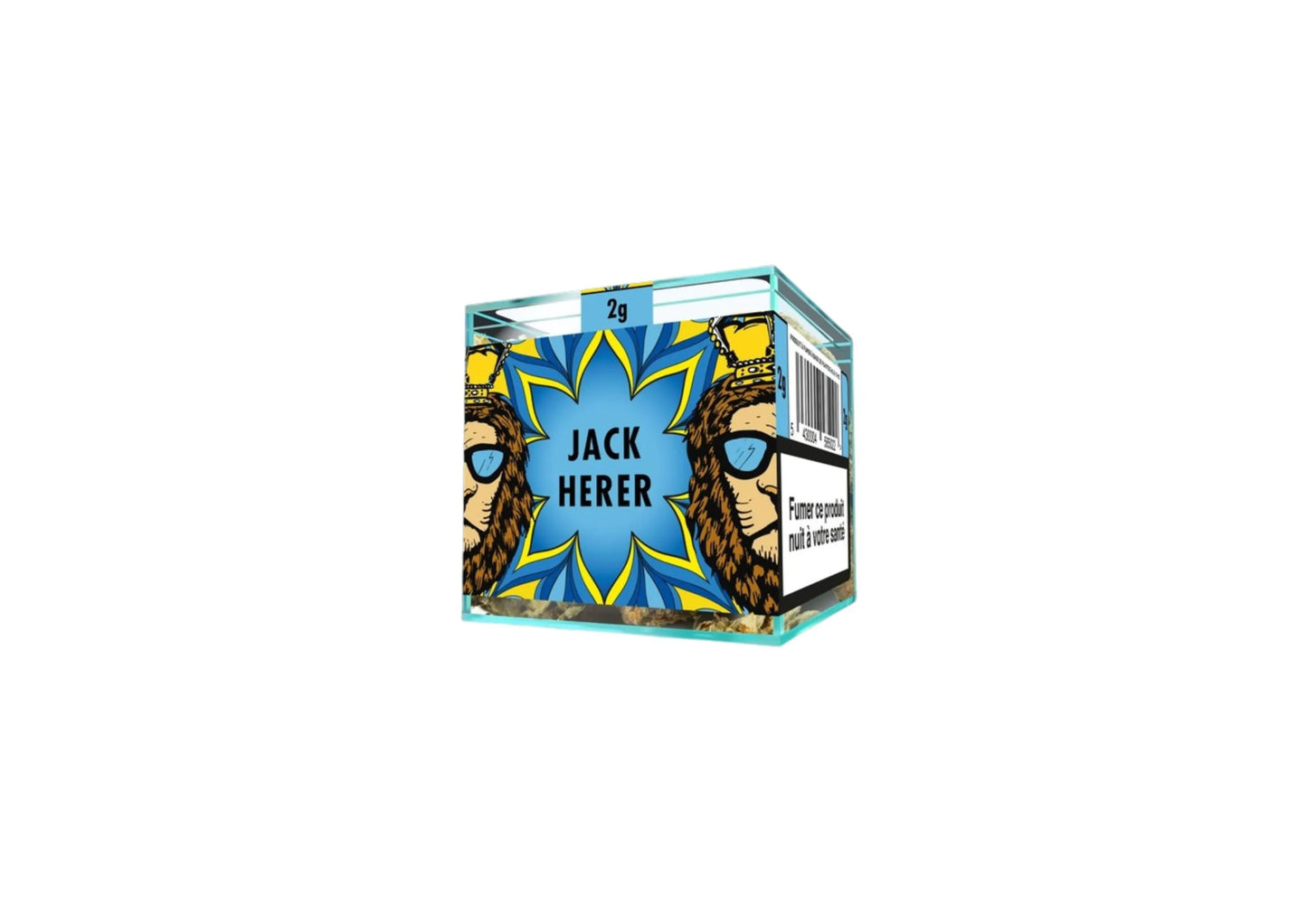 Jack Herer CBD flower 2g cube sativa hemp buds classic strain EU