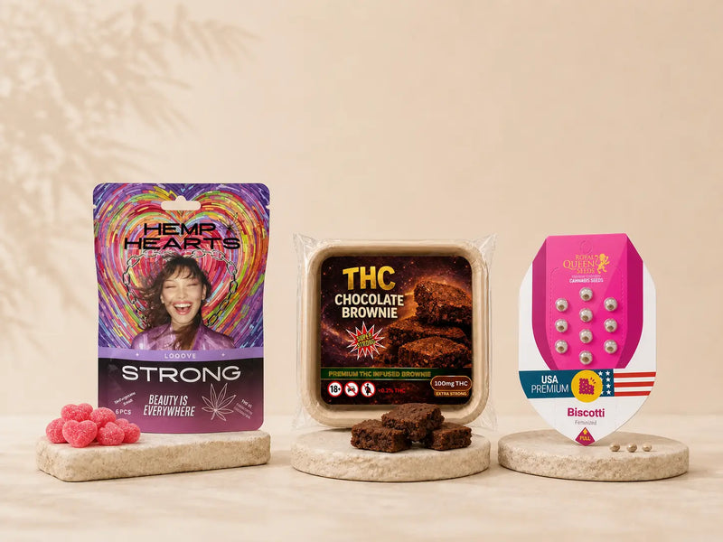 New cannabis products including THC edibles and gummies from Gr8bake Malta