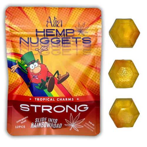 Alia Tropical Charms Hemp Nuggets STRONG (12 Pack Aroma Nuggets) 