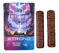 Chocolate Caramel Hemp Sticks 80mg (2 x 40mg) THC Biscuit Bars 
