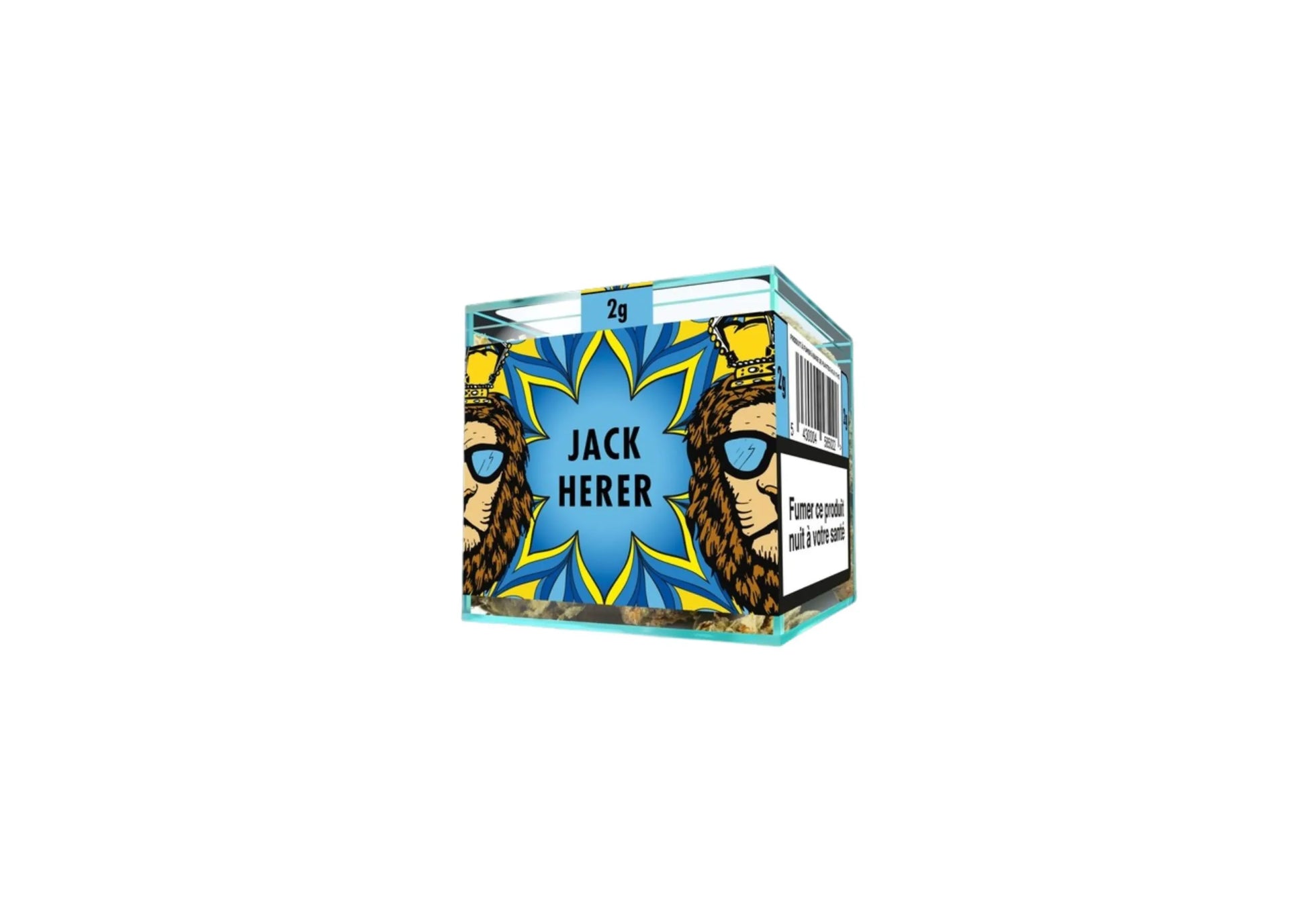 Jack Herer CBD flower 2g cube sativa hemp buds classic strain EU