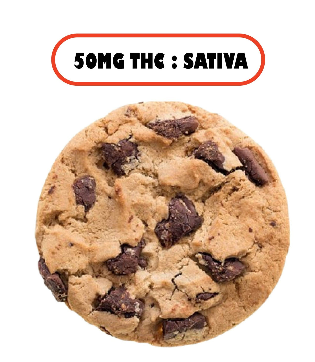 Lemon Haze THC Cookie 50mg Vegan Sativa Space Cookie 