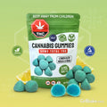 Lemon Kush Indica THC Gummies 50mg (5 × 10mg) Vegan 