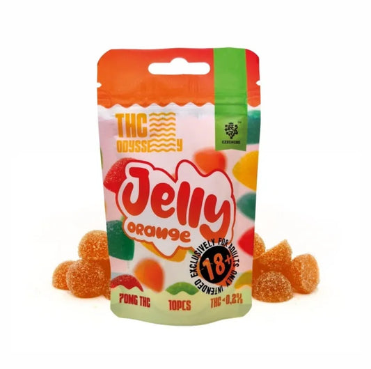 THC Odyssey Jelly (10 pcs) - Orange now at Gr8bake