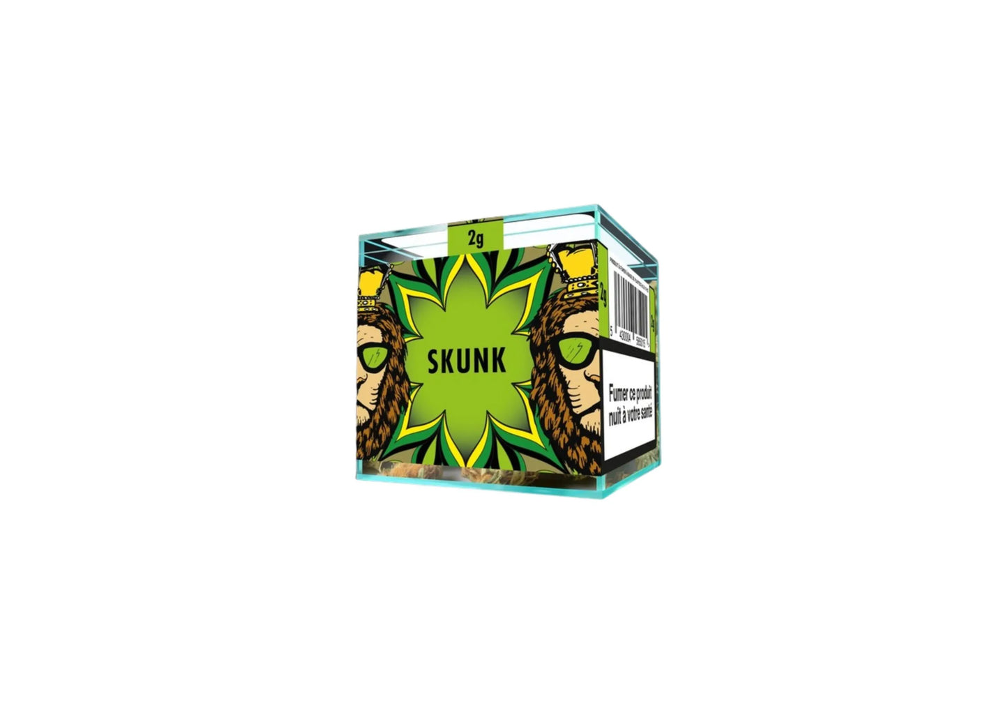 Skunk CBD flower 2g cube hybrid hemp buds premium CBD Malta EU