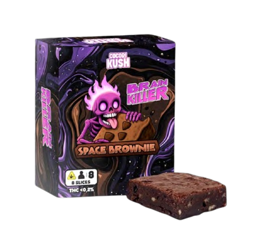 THC Space Brownie 150mg (85g, 8 Servings) Cannabis Edible 