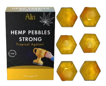 Tropical Pebbles Box THC Gummies 48mg (6 x 8mg) 