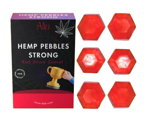 Watermelon Pebbles Box THC Gummies 48mg (6 x 8mg) 