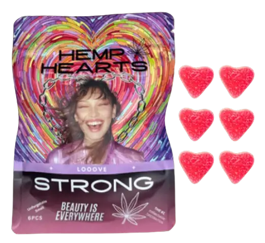 Alia Hemp Sour Hearts Love Malta - 6 Hearts 