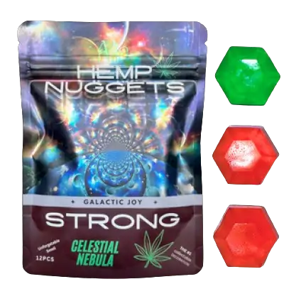 alia hemp nuggets watermelon and apple gummies malta - galactic joy